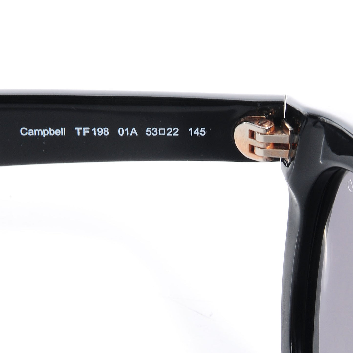 Tom Ford Campbell Black Sunglasses TF198